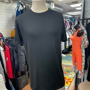 Black oversized cotton t shirt with
